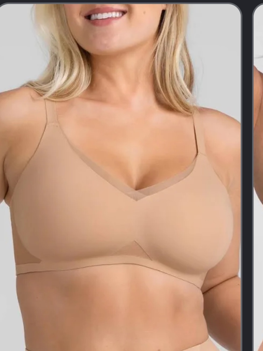 Honeylove Wireless Nude/Tan Smooth T-Shirt Bra